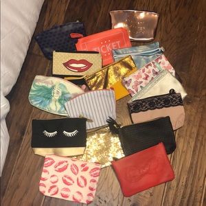 set of makeup bags
